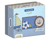 Дитячий набір посуду Tramontina Baby Le Petit Blue 64250/680 4 предмети