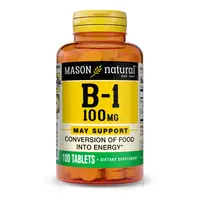 Витамины и минералы Mason Natural Vitamin B1 100 mg, 100 таблеток