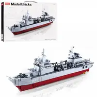 Конструктор Sluban Военный корабль M38-B0701 497 деталей