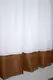 Кухонный комплект ламбрекен и тюль. На карниз 1,5-2м. Цвет коричневый с белым. 047к