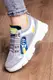 Женские кроссовки Fashion Demmi 1158 37 размер 23,5 см Серебро