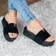 Шлепанцы женские Fashion Zaca 2979 38 размер 24 см Черный