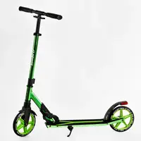 Двухколесный самокат "Lamborghini" колеса PU, 1 амортизатор. Green (115956)