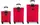 Чемодан Gabol Lisboa L Red 122747-008