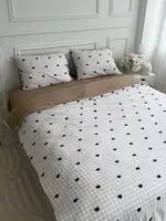 Постельное белье семейное Dushka Home Муслин 21767 160х215х2 см
