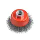 Щетка чашечная 65 мм, для КШМ, М14, М14 (крученая проволока) INTERTOOL BT-1065