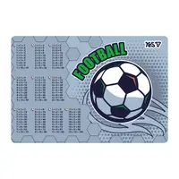 Подкладка для стола с подсказками YES Football 492377 29х42 см