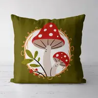 Подушка декоративная Soft Мухомори 45x45 см (45PST_24S008)