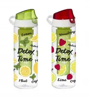 Бутылка для воды Herevin Lemon-Detox Time Display 161558-812 750 мл