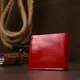 Женское небольшое кожаное портмоне Shvigel 16461 Красный