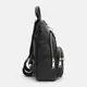 Женский кожаный рюкзак Borsa Leather K1162-black