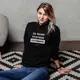 Свитшот "За вами будущее, отойдите" унисекс, Черный, XXL, русский
