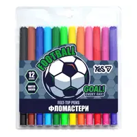 Набор фломастеров YES Football 2 650600 12 цветов