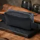 Мужская сумка-бананка из натуральной кожи флотар Shvigel 22826 Черная