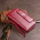Кошелек из кожи на защелке ST Leather 19341 Бордовый