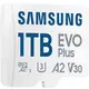 Карта памяти Samsung 1 TB microSDXC Class 10 UHS-I U3 V30 A2 EVO Plus + Адаптер