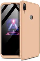 Чехол-накладка GKK 3 in 1 Hard PC Case Huawei Y7 2019 Gold