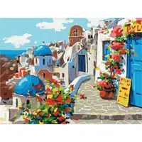 Картина по номерам "Лето Санторини" Brushme RBS22383 30х40 см