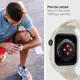 Чехол и ремешок Spigen Liquid Air Pro для Apple Watch SE2/6/SE/5/4 (40mm) Soft White (ACS02228)