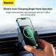 Держатель Baseus Halo Electric Wireless Charging Car Mount |15W| (SUDD000001)
