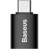 Перехідник Baseus Ingenuity Series Mini OTG Adaptor USB 3.1 to Type-C, Black (ZJJQ000001)