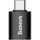 Адаптер Baseus Ingenuity Series Mini OTG Adaptor USB 3.1 to Type-C, Black (ZJJQ000001)