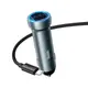Адаптер автомобильный HOCO Prosperous dual-port car charger (Type-C set) Z54 |2USB, 15.5W/2.4A|