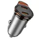 Адаптер автомобильный HOCO Rigorous port car charger NZ16B |2Type-C, 45W/3A, PD25W/QC|