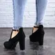 Туфли женские на каблуке Fashion Jaime 2047 37 размер 24 см Черный