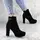 Ботильоны женские Fashion Toffi 2164 39 размер 24,5 см Черный