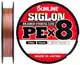 Шнур Sunline Siglon PE x8 150m мультиколірний #0.5 0.121mm 8lb/3.3kg
