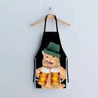 Фартух 3D Котик з пивком 4169 17566 80х60х24 см