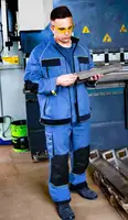 Рабочие брюки FREE WORK Russel серый-черный 44/5-6