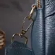 Модная сумка на два отделения из натуральной кожи Vintage 22355 Синяя