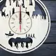 Оригинальные часы ручной работы из дерева «The Beatles»