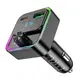 Адаптер автомобильный HOCO Fantasy car BT FM transmitter E81 |USB/Type-C, 30W/3A, PD/QC|