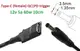 Переходник на 12v (max 5a, 60w) 3.5x1.35mm 8-10cm з USB Type-C (Female) Quick Charge Power Delivery QC|PD тригер (A class) 1 день гар.