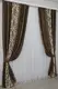 Комбинированные (2шт.1,6х2,7м) шторы, софт-блекаут. Цвет коричневый с бежевым. Код 016дк (094-101-094ш) 10-722