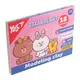 Пластилин YES Line Friends 540679 18 цветов