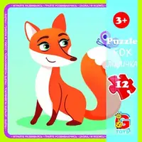 Пазлы G-Toys Лесные жители LR02 12 деталей