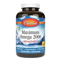 Жирные кислоты Carlson Labs Maximum Omega 2000, 90 капсул
