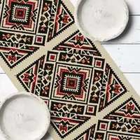 Доріжка на стіл Гуцульський орнамент 150x40 см (DR_25NG003)