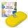 Губка для мытья посуды двусторонняя скрабирующая Love You Home LYH9005 17х10 см желтая