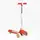 Самокат трехколесный Skyper, колеса PU 125 х 40 мм, со светом, музыка, руль складной. Red (144401)
