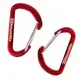 Карабін багатофункціональний 65 мм 2 pack Naturehike NH15A002-H Red