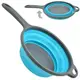 Дуршлаг складной силиконовый Frico FRU-088-Blue 40.5 см голубой