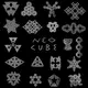 Магнитный конструктор Нео NeoCube Серебро, головоломка Neocube, развивающая игрушка магнит