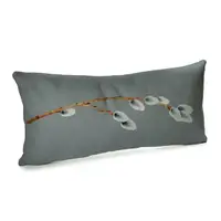 Подушка для дивана бархатная Котики 50x24 см (52BP_23M015)