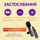 Микрофон петличный беспроводной K9 2в1 для Iphone и Android (Lightning и Type-C) 2шт в комплекте