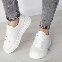 Кеды женские Fashion Boggs 2525 37 размер 23 см Белый